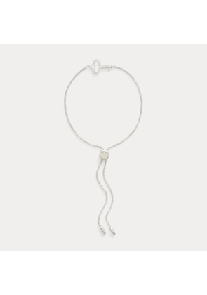 Sterling Silver Key Slider Bracelet