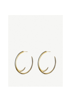 Womens Shaun Leane Cat Claw Yellow-Gold Vermeil Hoop Earrings