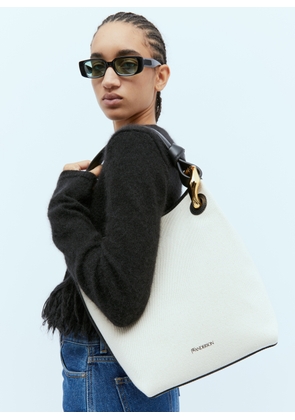 JW Anderson Corner Bucket Tote Bag - Woman Tote Bags Black One Size