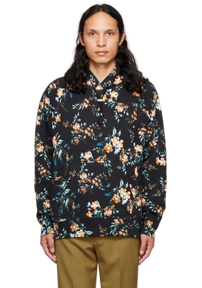 Erdem Black Floral Christian Hoodie
