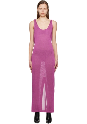 TOM FORD Pink Glossy Maxi Dress