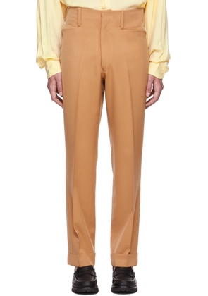 Factor's Tan Tailored Trousers