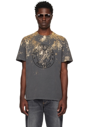 Golden Goose Gray 'Golden University' T-Shirt