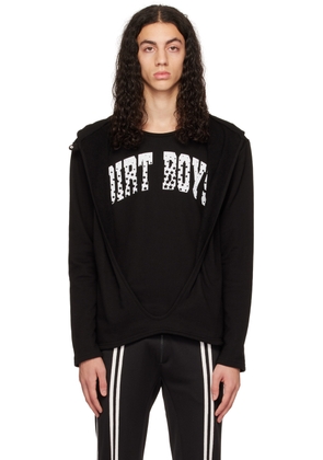 OPEN YY SSENSE Exclusive Black Layered Hoodie