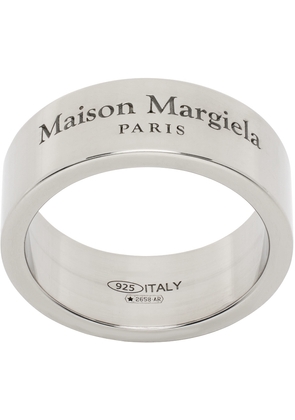Maison Margiela Silver Engraved Ring