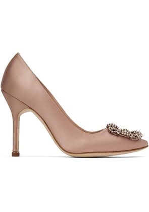 Manolo Blahnik Pink Hangisi Pumps