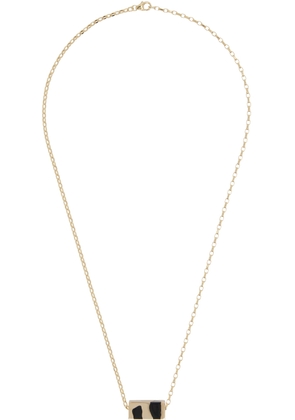 Ellie Mercer Gold Large Bead & Chain Necklace