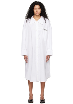 KIMHĒKIM White Button-Up Midi Dress