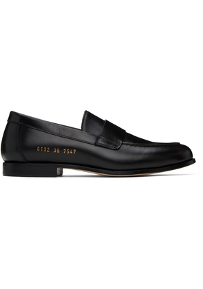 Common Projects Black Flat Loafers