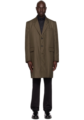 Dunhill Gray Button Coat