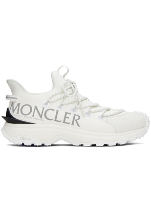 Moncler White Trailgrip Lite2 Sneakers