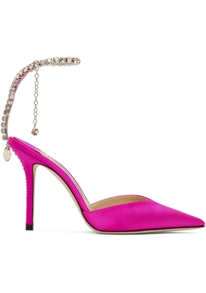 Jimmy Choo Pink Saeda 100 Heels