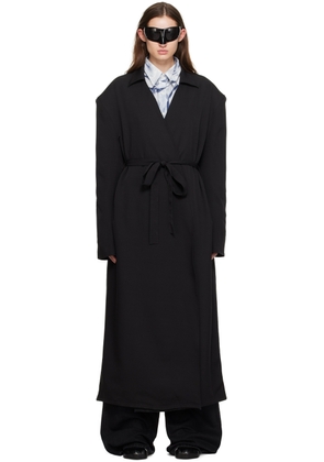 ABRA Black Open Coat