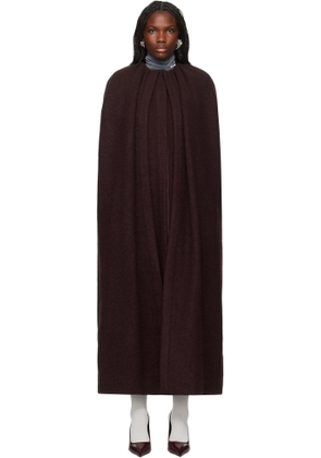 Jil Sander Purple Cape Coat