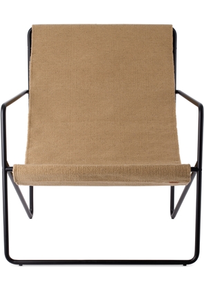 ferm LIVING Black & Beige Desert Lounge Chair
