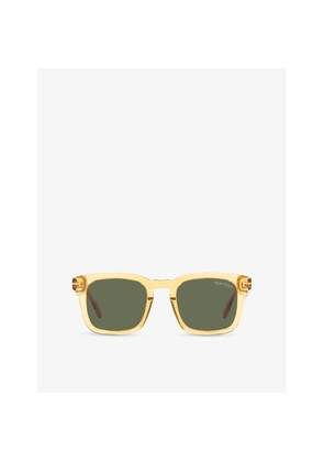 Womens Tom Ford Sun Dax Ft0751 Square-Frame Acetate Sunglasses