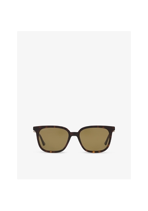 Gucci Gg1493S Square-Frame Acetate Sunglasses
