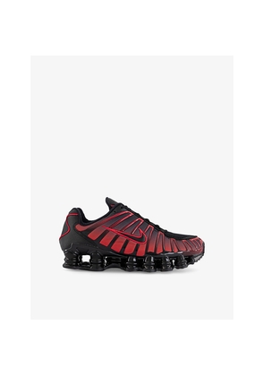 Mens Nike Shox TL Leather, Mesh and Shell Low-Top Trainers
