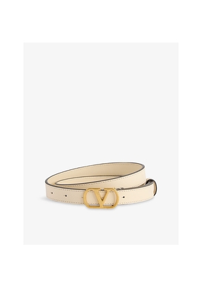 Womens Valentino Garavani Vlogo Signature Leather Belt