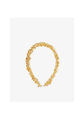Womens Lelet Ny Marina Shell 14ct Gold Plated-Brass Headband