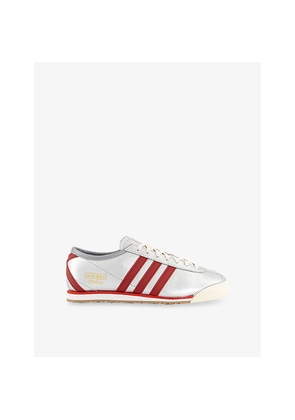 Womens Adidas Italia 70S Metallic-Leather Low-Top Trainers