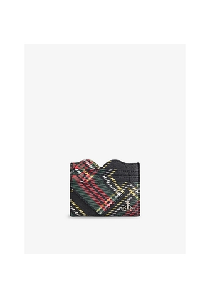 Womens Vivienne Westwood Heart Leather Card Holder