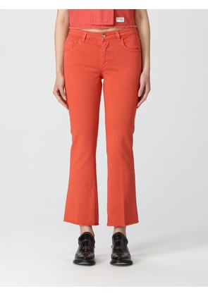 Pants FAY Woman color Red