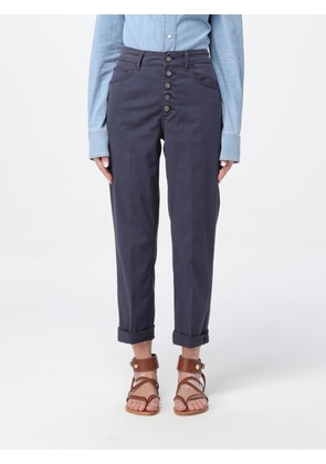 Pants DONDUP Woman color Blue