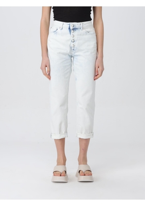 Jeans DONDUP Woman color Gnawed Blue