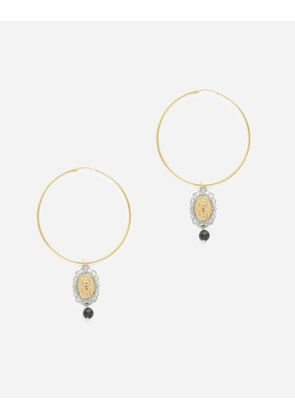 Dolce & Gabbana Sicily Hoop Earrings - Woman Bijoux Gold Onesize