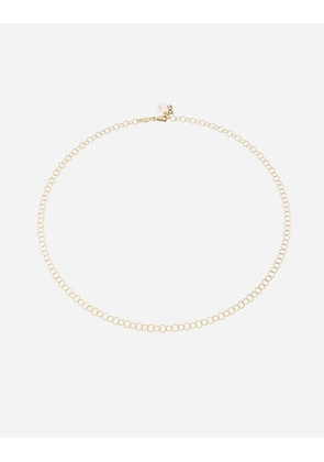 Dolce & Gabbana Lettering Necklace18-carat Yellow Gold - Woman Gold Onesize