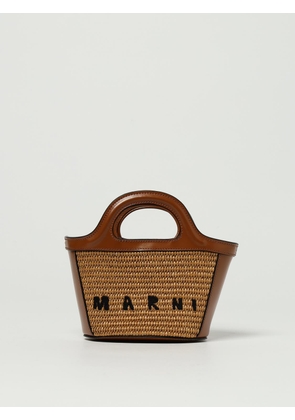 Handbag MARNI Woman color Brown