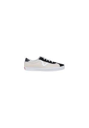Vans Black And White Suede Leather Sneaker - EU43/US10