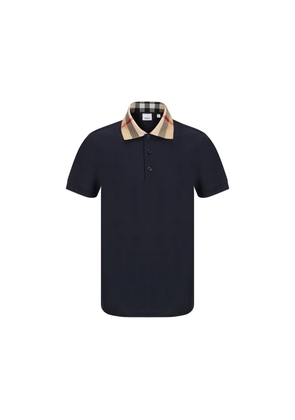 Burberry Blue Cotton Polo Shirt - S
