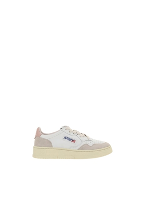 Autry White Leather Low Top Sneakers - EU40/US10
