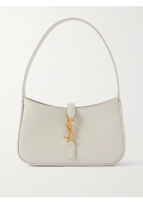 SAINT LAURENT - Le 5 À 7 Mini Leather Shoulder Bag - White - One size