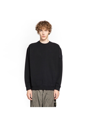 STONE ISLAND MAN BLACK SWEATSHIRTS