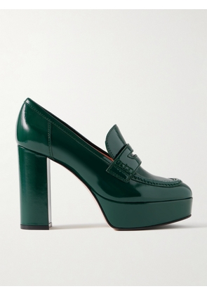 Gianvito Rossi - Nuit 70 Patent-leather Platform Pumps - Blue - IT36,IT36.5,IT37,IT37.5,IT38,IT38.5,IT39,IT39.5,IT40,IT40.5,IT41,IT41.5,IT42