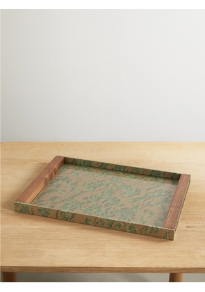 L'Objet - Fortuny Laotze Canvas-jacquard And Tray - Green - One size