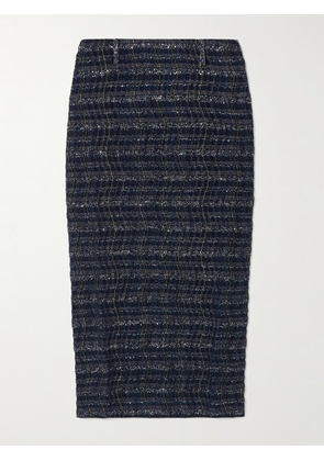 Missoni - Sequin-embellished Metallic Tweed Midi Skirt - Blue - IT38,IT40,IT42,IT44,IT46,IT48