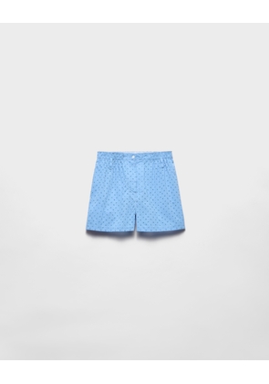 Eyelet lace Bermudas