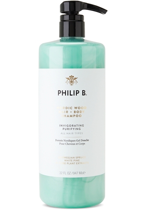 Philip B Nordic Wood Hair + Body Shampoo, 32 oz
