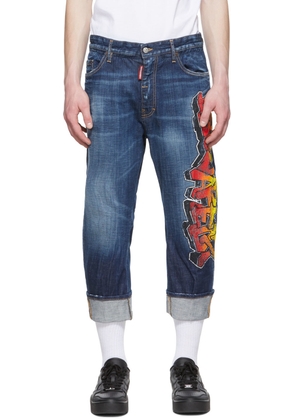 Dsquared2 Blue Clean Wash Jeans