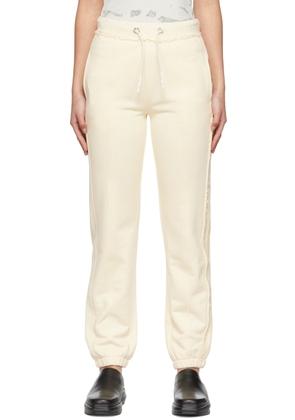 Helmut Lang Off-White Panel Lounge Pants