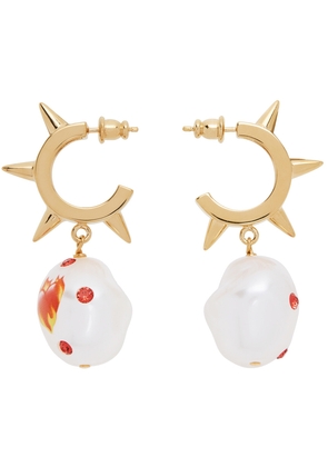 Safsafu Gold Jelly On Fire Earrings