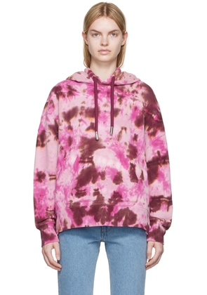 AMI Paris Pink Cotton Hoodie