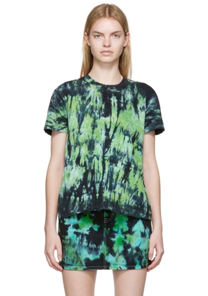 AMI Paris Green Cotton T-Shirt
