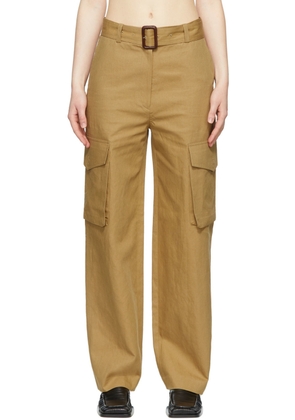DRAE Beige Linen Trousers