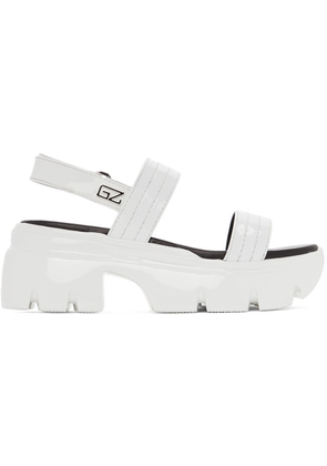 Giuseppe Zanotti White Apocalypse Summer Sandals
