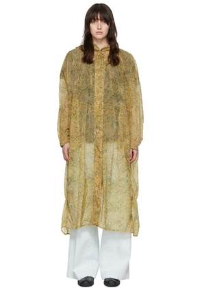 LEMAIRE Yellow Nylon Coat